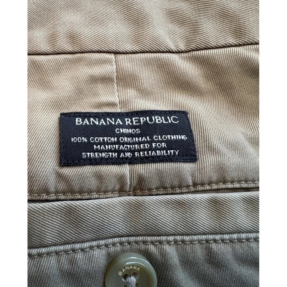 Banana Republic Gavin Chino Pants Mens 33x32 (31) Career Casual Office City